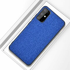 Защитный чехол UniCase Texture Style для Samsung Galaxy S20 Plus (G985) - Dark Blue