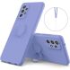 Защитный чехол Deexe Color Shell with Strap для Samsung Galaxy A33 (A336) - Purple. Фото 1 из 7