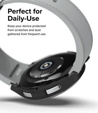 Комплект чехлов (2шт) RINGKE Slim Case для Samsung Galaxy Watch 6 Classic (43mm) - Clear / Black