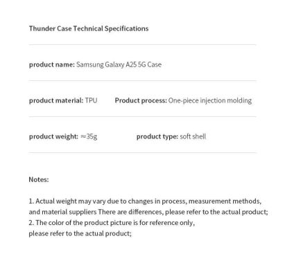 Защитный чехол Deexe Thunder Series для Samsung Galaxy A25 (A256) - Blue