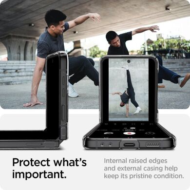 Защитный чехол Spigen (SGP) AirSkin (FF) для Samsung Galaxy Flip 4 - Cotton Pink