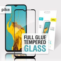 Защитное стекло Piko Full Glue для Samsung Galaxy A03 (A035) / A03 Core (A032) / A04 (A045) / A04s (A047) / A12 (A125) / A12 Nacho (A127) / M13 (M135) - Black