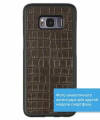 Чехол Glueskin Dark Brown Croco для Samsung Galaxy S7 edge