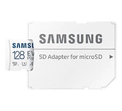 Карта пам’яті MicroSDXC Samsung 128GB EVO Plus C10 UHS-I + адаптер (MB-MC128KA/EU)