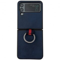 Защитный чехол Deexe Vintage Case для Samsung Galaxy Flip 4 - Blue