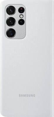 Чехол-книжка Smart Clear View Cover для Samsung Galaxy S21 Ultra (G998) EF-ZG998CJEGRU - Light Gray
