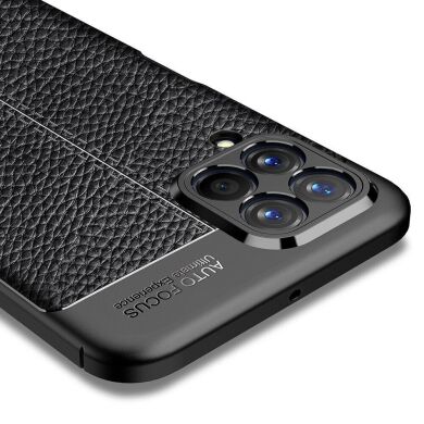 Захисний чохол Deexe Leather Cover для Samsung Galaxy M33 (M336) - Black