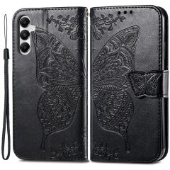 Чехол UniCase Butterfly Pattern для Samsung Galaxy A05s (A057) - Black