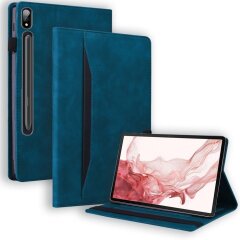 Чохол Deexe Business Style для Samsung Galaxy Tab S9 Plus (X810/816) - Blue