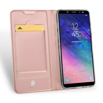 Чохол-книжка DUX DUCIS Skin Pro для Samsung Galaxy A6+ 2018 (A605), Рожеве золото