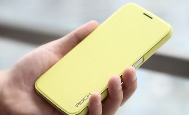 Чехол-книжка ROCK Touch Series для Samsung Galaxy S6 (G920) - Gold