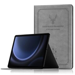 Чохол-книжка UniCase Deer Pattern для Samsung Galaxy Tab S9 FE (X510) - Grey