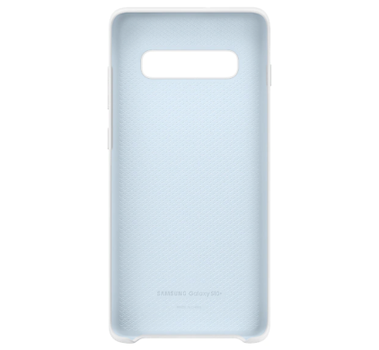 Чохол Silicone Cover для Samsung Galaxy S10 Plus (G975) EF-PG975TWEGRU - White