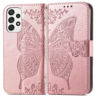 Чехол UniCase Butterfly Pattern для Samsung Galaxy A53 (A536) - Rose Gold