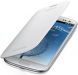 Flip cover Чехол для Samsung Galaxy S III (i9300) - White. Фото 1 из 5