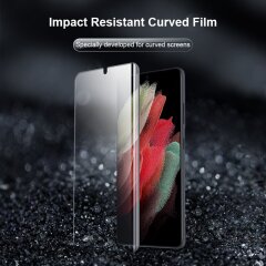 Комплект защитных пленок (2 шт) NILLKIN Impact Resistant Curved Film для Samsung Galaxy S21 Ultra (G998) - Black
