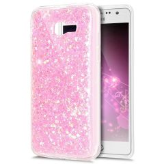 Силиконовый (TPU) чехол UniCase Glitter для Samsung Galaxy A5 2017 (A520) - Pink