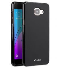 Силиконовый (TPU) чехол MELKCO Poly Jacket для Samsung Galaxy A7 2016 (A710) - Black
