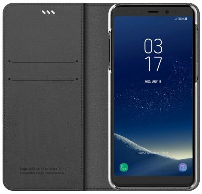 Чохол-книжка araree Mustang Diary для Samsung Galaxy A8 2018 (A530) GP-A530KDCFAAA - Gray