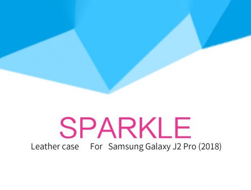 Чехол-книжка NILLKIN Sparkle Series для Samsung Galaxy J2 2018 (J250) - Black