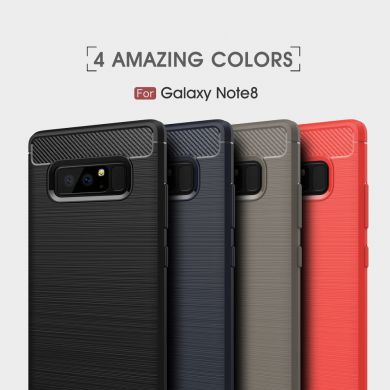 Защитный чехол UniCase Carbon для Samsung Galaxy Note 8 (N950) - Red