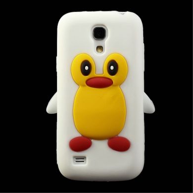 Силиконовая накладка Deexe Penguin Series для Samsung Galaxy S4 mini (i9190) - White