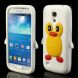 Силиконовая накладка Deexe Penguin Series для Samsung Galaxy S4 mini (i9190) - White. Фото 1 из 5