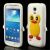 Силиконовая накладка Deexe Penguin Series для Samsung Galaxy S4 mini (i9190) - White