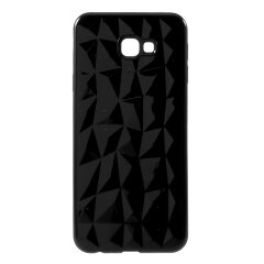 Силиконовый чехол Deexe 3D Diamond Texture для Samsung Galaxy J4+ (J415) - Black
