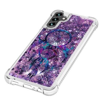 Силиконовый (TPU) чехол Deexe Fashion Glitter для Samsung Galaxy A13 5G (A136) / A04s (A047) - Dreamcatcher