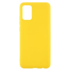 Силіконовий (TPU) чохол Deexe Matte Case для Samsung Galaxy A02s (A025) - Yellow