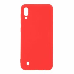 Силиконовый (TPU) чехол Deexe Matte Case для Samsung Galaxy M10 (M105) - Red