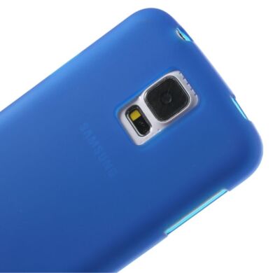 Силиконовый (TPU) чехол Deexe Soft Case для Samsung Galaxy S5 - Dark Blue