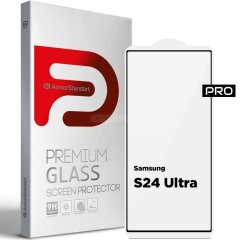 Защитное стекло ArmorStandart Pro 5D для Samsung Galaxy S24 Ultra - Black