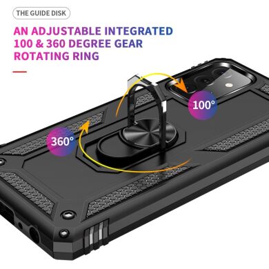 Защитный чехол Deexe Armor Case для Samsung Galaxy A72 (А725) - Black