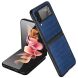 Защитный чехол Deexe Croco Style (FF) для Samsung Galaxy Flip 3 - Blue. Фото 1 из 10