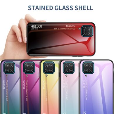 Защитный чехол Deexe Gradient Color для Samsung Galaxy A12 (A125) / A12 Nacho (A127) - Black