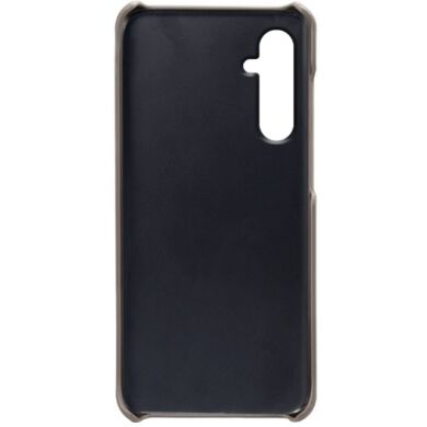 Защитный чехол Deexe Leather Back Cover для Samsung Galaxy A05s (A057) - Grey