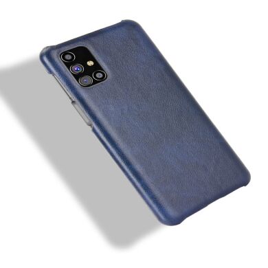 Защитный чехол Deexe Leather Back Cover для Samsung Galaxy M31s (M317) - Blue