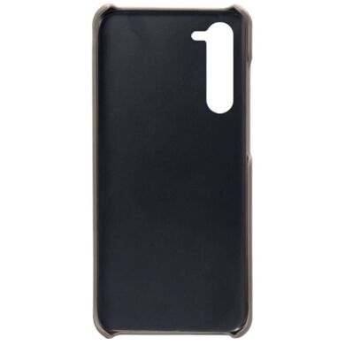 Защитный чехол Deexe Leather Back Cover для Samsung Galaxy S24 Plus - Grey
