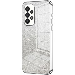 Защитный чехол Deexe Sparkles Cover для Samsung Galaxy A53 (A536) - Silver