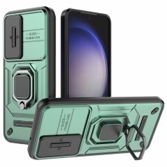Защитный чехол Deexe Stellar Shield для Samsung Galaxy S23 (S911) - Green