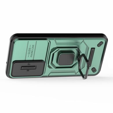 Защитный чехол Deexe Stellar Shield для Samsung Galaxy S23 (S911) - Green