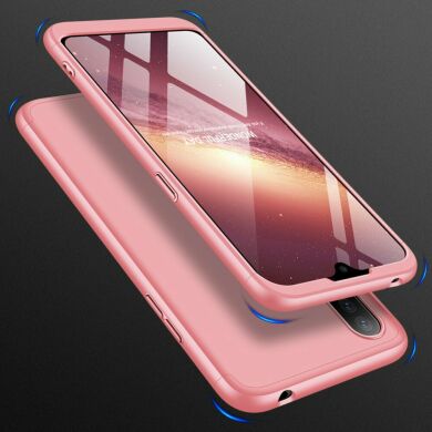 Защитный чехол GKK Double Dip Case для Samsung Galaxy A01 (A015) - Rose Gold