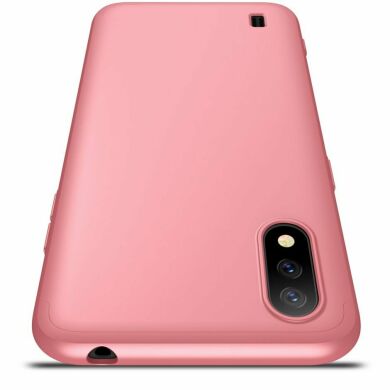 Защитный чехол GKK Double Dip Case для Samsung Galaxy A01 (A015) - Rose Gold