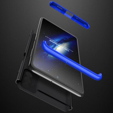 Защитный чехол GKK Double Dip Case для Samsung Galaxy M52 (M526) - Black / Blue