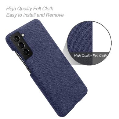 Защитный чехол KSQ Cloth Style для Samsung Galaxy S22 Plus - Blue