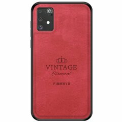 Защитный чехол PINWUYO Vintage Series для Samsung Galaxy S10 Lite (G770) - Red