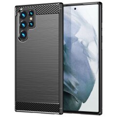 Защитный чехол UniCase Carbon для Samsung Galaxy S23 Ultra - Black