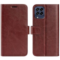Чохол-книжка Deexe Wallet Style для Samsung Galaxy M33 (M336) - Brown